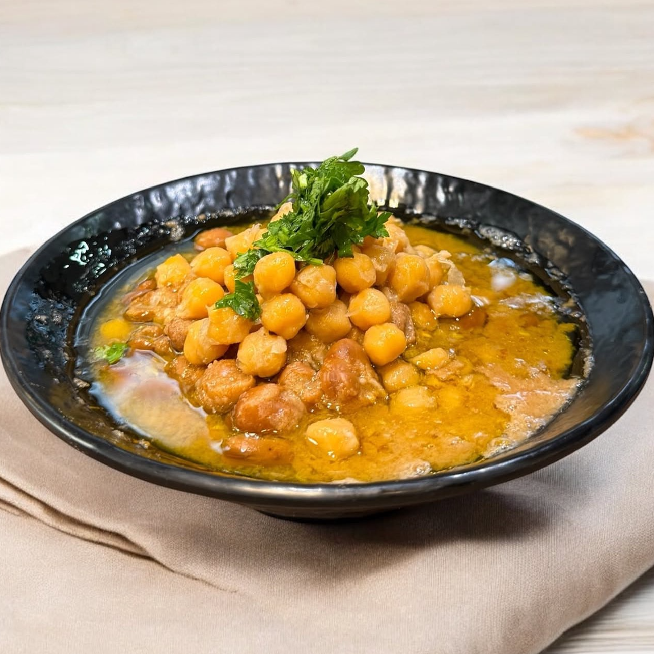 FAVA BEANS WITH CHICKPEAS