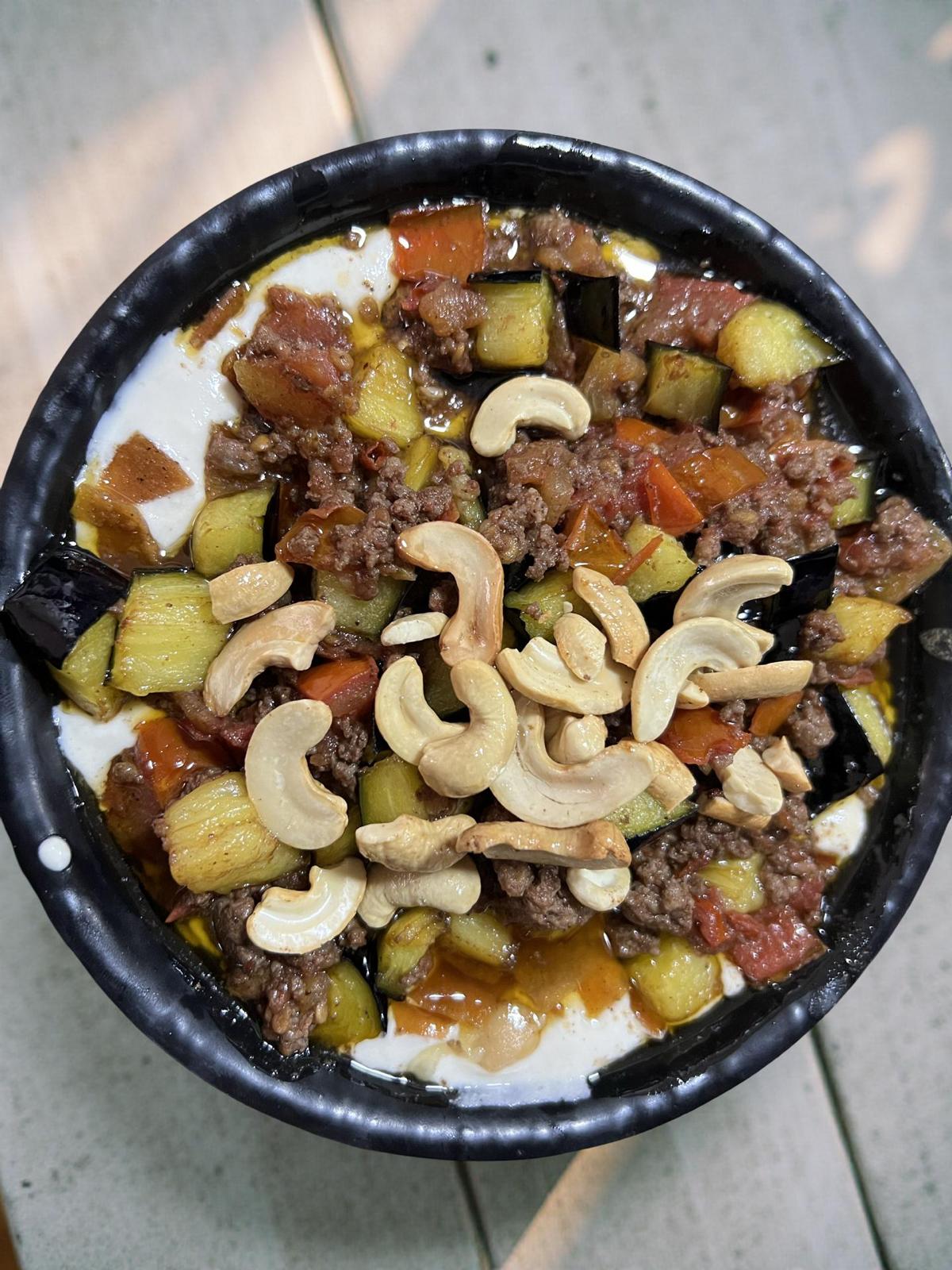 فتة باذنجان